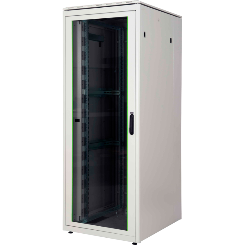 Digitus Netzwerkschrank Unique Serie - 800x1000 mm (BxT) IT-Schrank, hellgrau