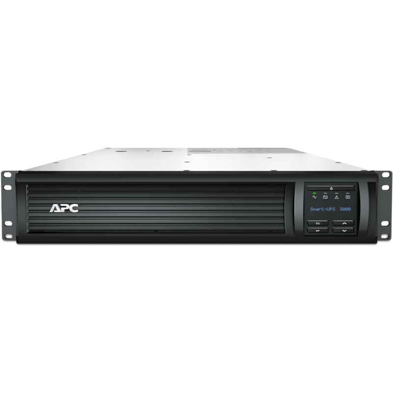 APC Smart-UPS 3000VA LCD RM 2U 230V USV, schwarz, mit SmartConnect
