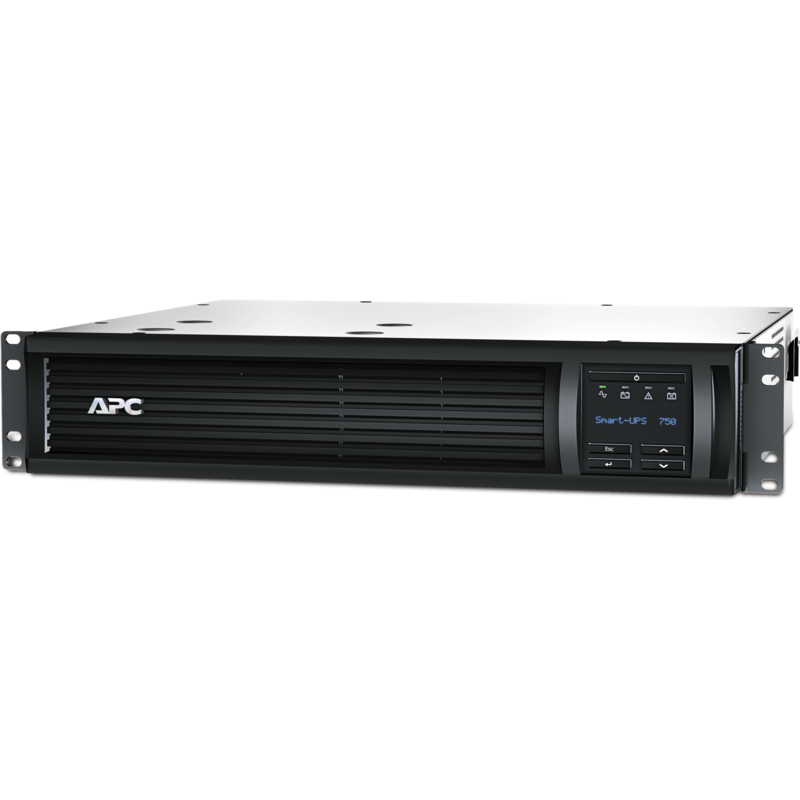 APC Smart-UPS 750VA LCD RM 2U 230V USV, schwarz, mit SmartConnect