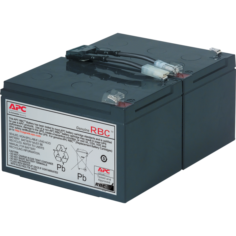 APC Ersatzbatterie Nr. 6, RBC6 Akku, schwarz