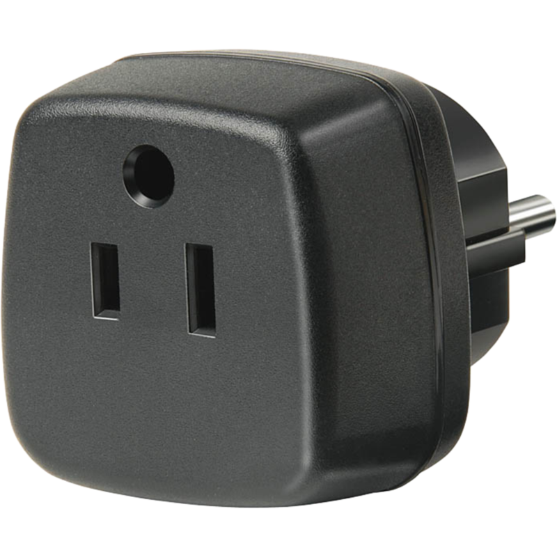 Brennenstuhl Reiseadapter USA, Japan/Schutzkontakt Steckdosenadapter, schwarz