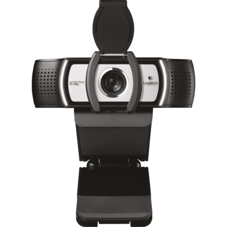 Logitech C930e Webcam, schwarz/silber