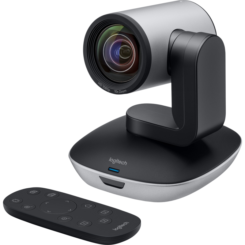 Logitech PTZ Pro 2 Webcam, schwarz/silber