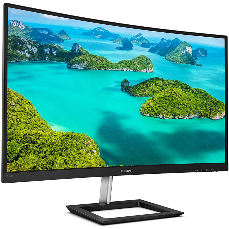 Philips 272E1CA/00 LED-Monitor, schwarz, FullHD, VA, Curved, 75 Hz, AMD