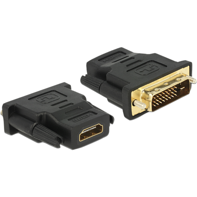 DeLOCK Adapter DVI 24+1 Stecker > HDMI Buchse