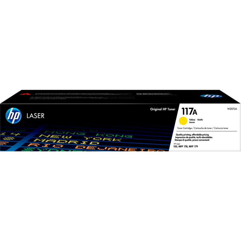 HP Toner gelb 117A (W2072A)