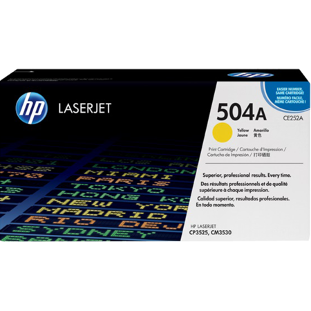 HP Toner gelb 504A (CE252A)