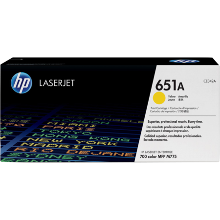 HP Toner gelb 651A (CE342A)