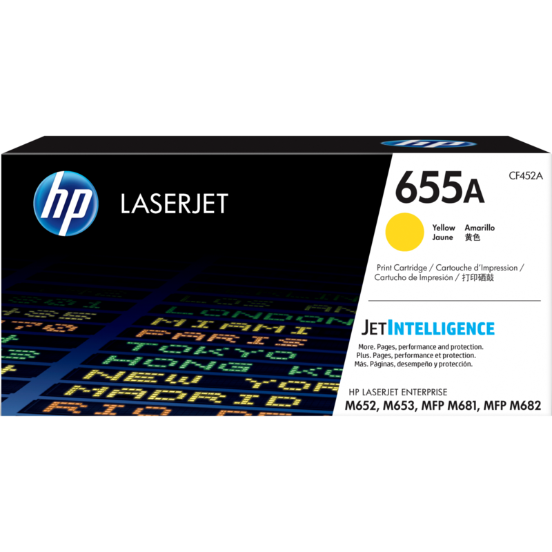 HP Toner gelb 655A (CF452A)