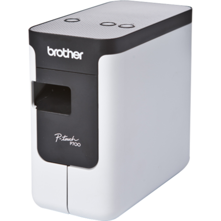 Brother P-touch P700 Etikettendrucker, weiß/schwarz