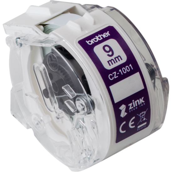 Brother Farbetikettenrolle CZ-1001 Etikett