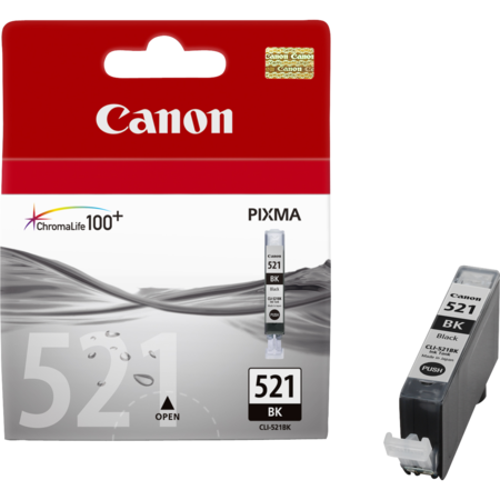 Canon Tinte Schwarz CLI-521bk