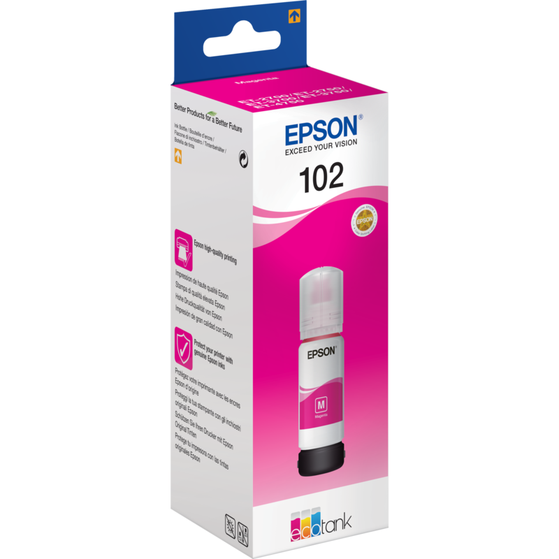 Epson Tinte magenta 102 Eco Tank (C13T03R340)