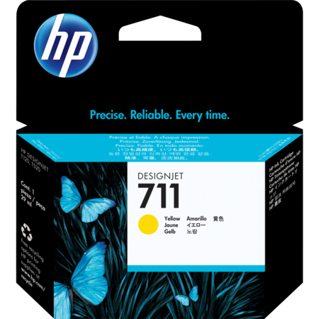 HP Tinte gelb Nr. 711 (CZ132A)